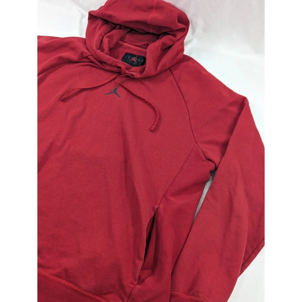 Vintage Nike Air Jordan Jumpman Hoodie‎ Red Mens Size Large Sweater Streetwear